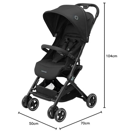 Maxi-Cosi Lara2 Buggy, leicht & kompakt, Liegefunktion, bis 22 kg, Schwarz