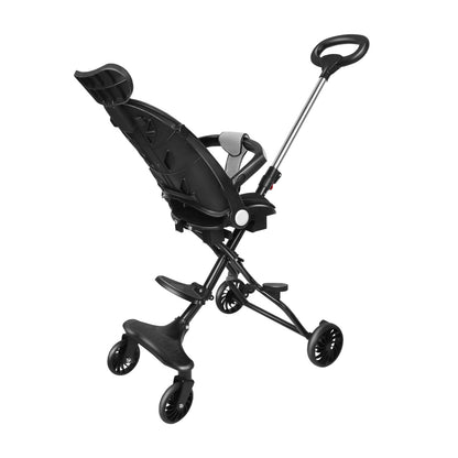 Reisekinderwagen, kompakt & faltbar, drehbarer Sitz, für Kleinkinder