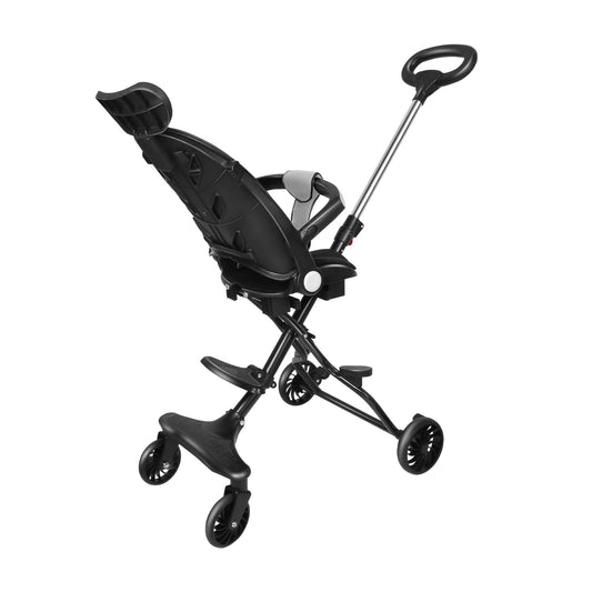 Reisekinderwagen, kompakt & faltbar, drehbarer Sitz, für Kleinkinder