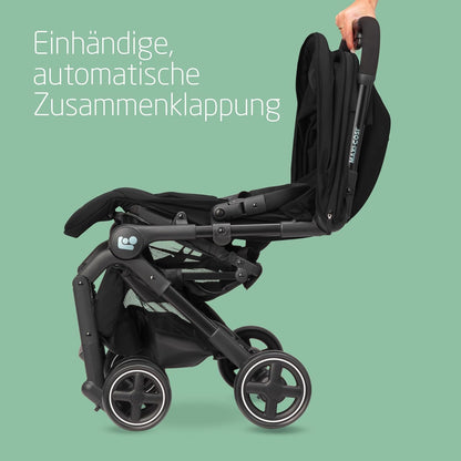 Maxi-Cosi Lara2 Buggy, leicht & kompakt, Liegefunktion, bis 22 kg, Schwarz