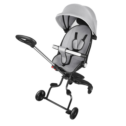 Reisekinderwagen, kompakt & faltbar, drehbarer Sitz, für Kleinkinder