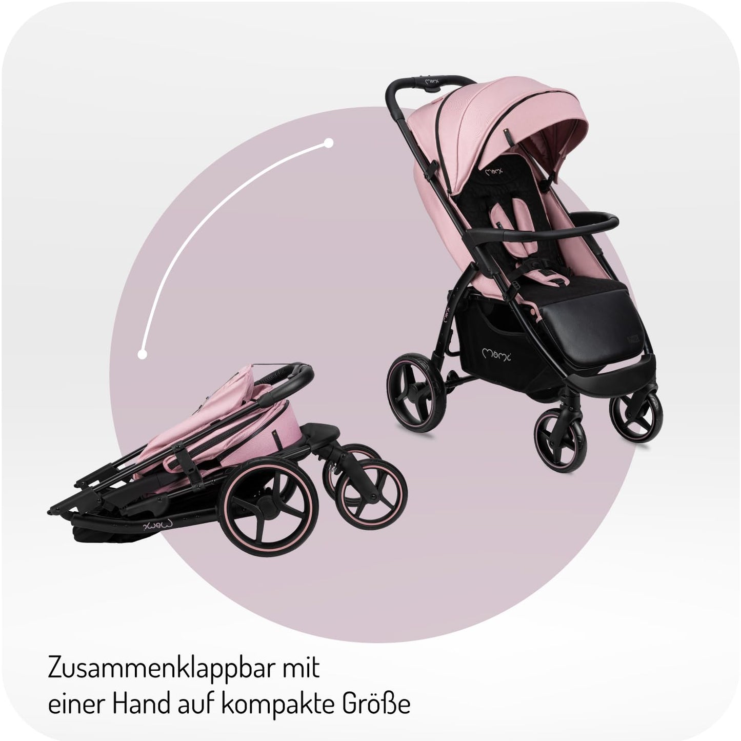 MoMi MIYA EVA Kinder-Buggy, leicht & faltbar, bis 22 kg