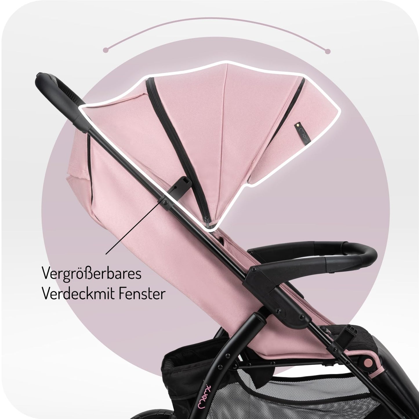 MoMi MIYA EVA Kinder-Buggy, leicht & faltbar, bis 22 kg
