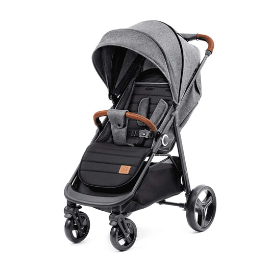 Kinderkraft GRANDE PLUS Buggy, faltbar & liegefunktion, bis 22 kg, Grau