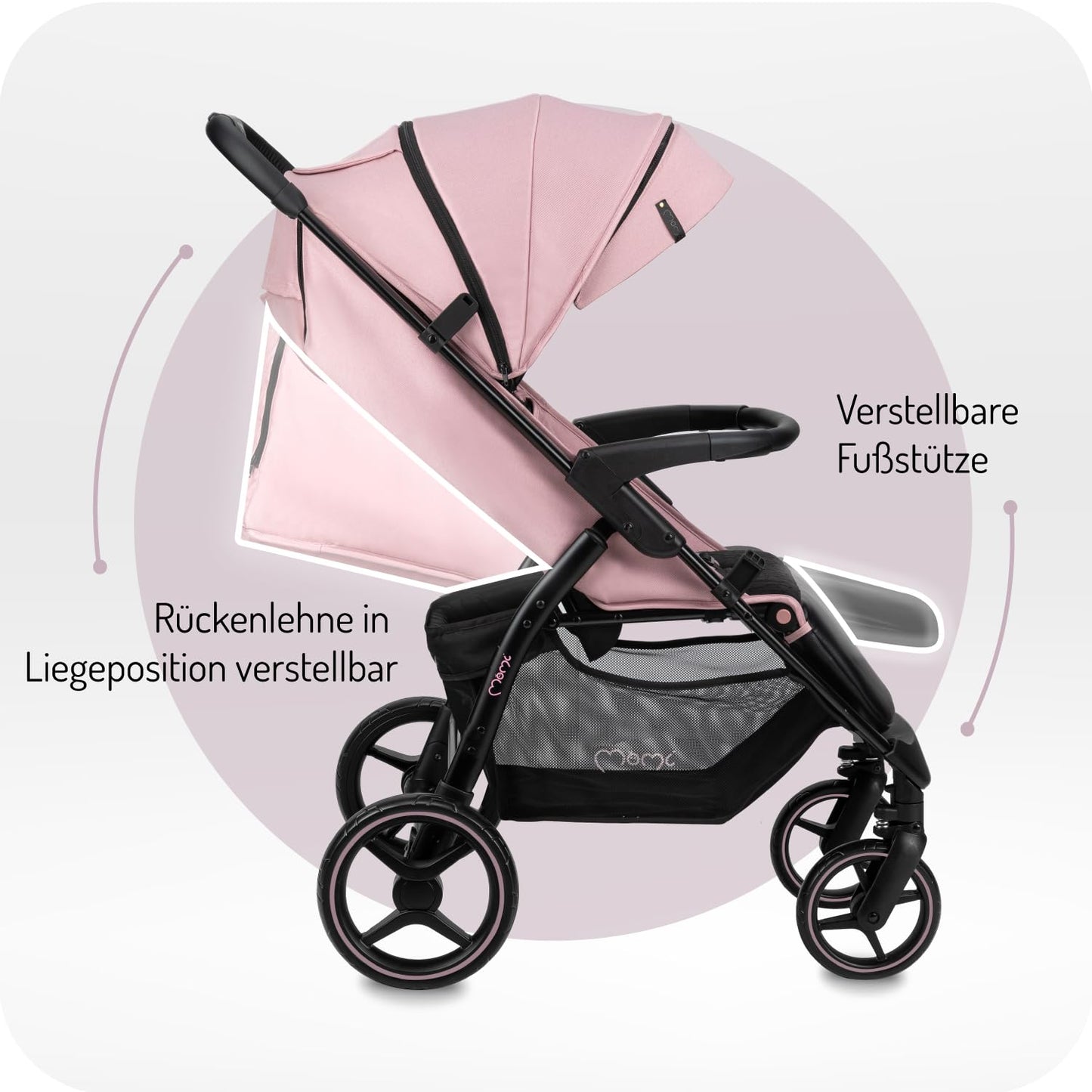 MoMi MIYA EVA Kinder-Buggy, leicht & faltbar, bis 22 kg
